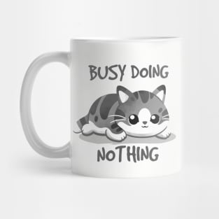 Cat busy doing nothing Mug